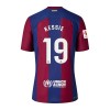 Officiële Voetbalshirt + Korte Broek FC Barcelona Kessie 19 Thuis 2023-24 - Kids